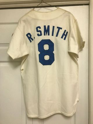 1976 Game Worn Autographed Signed Reggie Smith Los Angeles Dodgers Jersey 2