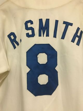 1976 Game Worn Autographed Signed Reggie Smith Los Angeles Dodgers Jersey 6