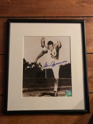 Gino Cappelletti Signed Autograph 8x10 Photo Matted & Framed Boston Patriots Jsa