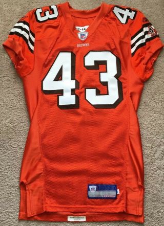 2002 Cleveland Browns Game Used/issued Jersey Sz44