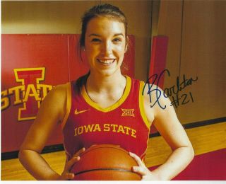 Bridget Carleton Signed 8 X 10 Photo Wnba Basketball Connecticut Sun Iowa State