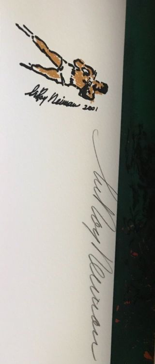 LeRoy Neiman/Muhammad Ali Signed Serigraph Athlete Of The Century 2