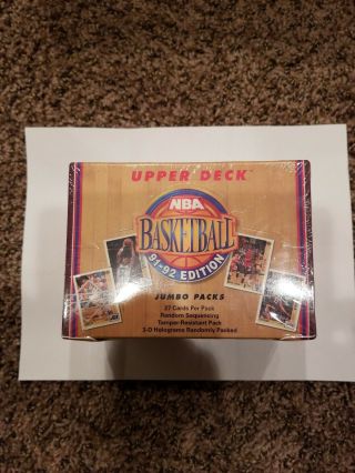 1991 - 92 Upper Deck Basketball Jumbo Box