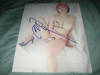 Asuka Sexy Raw Smackdown Wwe Nxt Signed Autographed 8x10 Photo