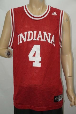 Indiana Hoosiers Basketball Jersey 4 Adiada Mens Medium