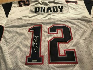 Tom Brady Signed Autographed England Patriots Jersey W/ Tristar Hologram