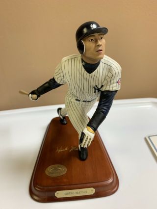 The Danbury Hideki Matsui Figurine With Box And