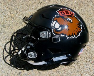 2017 Oregon State Beavers Non Game Black Speedflex Football Helmet - 23