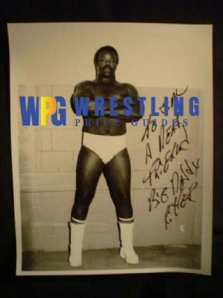 Big Daddy Ritter Autographed Wrestling Photo From Www.  Wrestlingpriceguides.  Com
