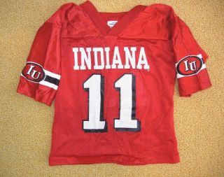 Indiana Hoosiers Red Basketball Football Jersey College Shirt Size Youth 4t Kids