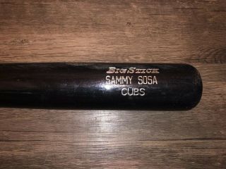 Sammy Sosa Game Bat Chicago Cubs All - Star Uncracked Pounded Custom Tape 3