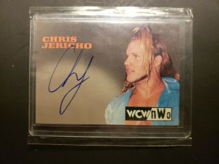 Chris Jericho 1998 Topps Wcw/nwo Autograph Signature Card Y2j