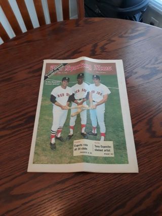 April 11,  1970 - The Sporting News - Boston Red Sox Outfield