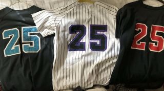 Mike Lowell Game Worn Greensboro Bats Jerseys Away BP Autographed 2