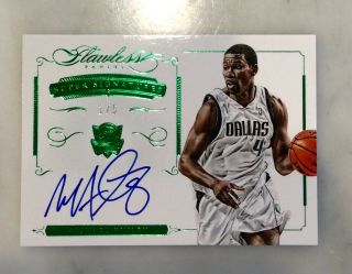 2014 - 15 Flawless Michael Finley Autograph Card 1/5