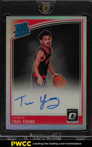 2018 Donruss Optic Holo Trae Young Rookie Rc Auto 198 (pwcc)