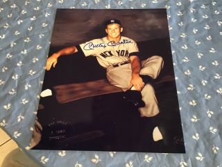 Mickey Mantle 8x10 Ray Gallo Photo.  Certified