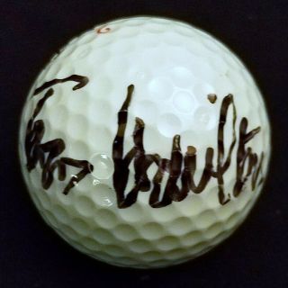 Todd Hamilton Signed Golf Ball Pga Autographed
