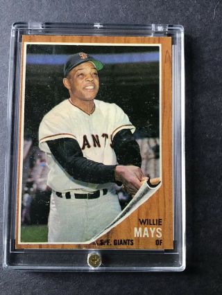 1962 Topps Willie Mays San Francisco Giants 300 Baseball Card