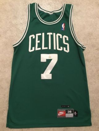 1998 Authentic Boston Celtics Game Worn Kenny Anderson Nike Jersey Team Issued
