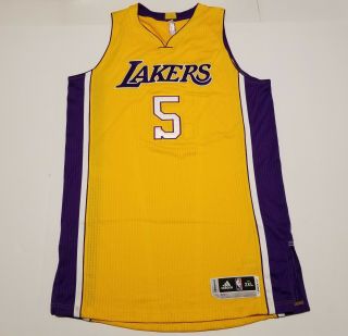 Lakers Carlos Boozer Signed Pro Cut Team Issue Adidas NBA Mens XXL Jersey 6