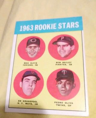 1963 Topps Rookie Stars Card - No.  228 - Tony Oliva -