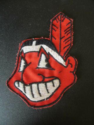 Vintage Mlb Cleveland Indians Chief Wahoo 5 " Patch