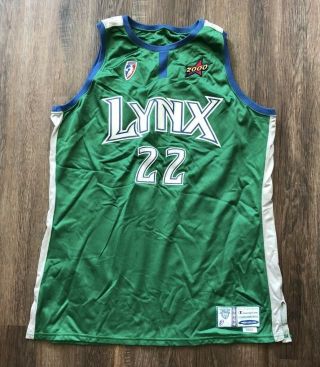 Game Worn Betty Lennox Basketball Jersey Wnba Minnesota Lynx 2000 Champion