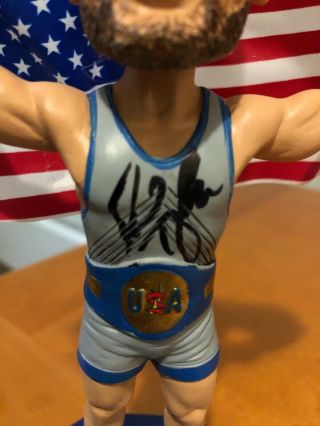 David Taylor Bobble Head Penn State Wrestling State College Spikes Autographed 2