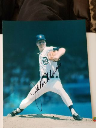 Jack Morris Signed 8x10 Photo Detroit Tigers Twins Autographed 4 Hof 18