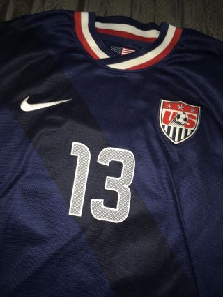Nike USA Soccer National Team 2012 Away 13 Alex Morgan Jersey Small 3
