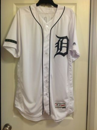 Brad Fulmer Detroit Tigers Game Worn Memorial Day Jersey Size 46