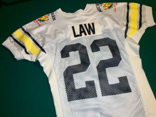 University of Michigan Wolverines Game Model - Bowl Game - Jersey Sz44 1 TY LAW 3