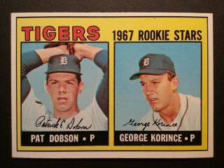 1967 Topps Baseball 526 Tigers Rookie Stars,