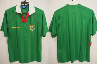 1994 Bolivia La Verde Soccer Football Jersey Shirt Away Umbro Fifa World Cup M
