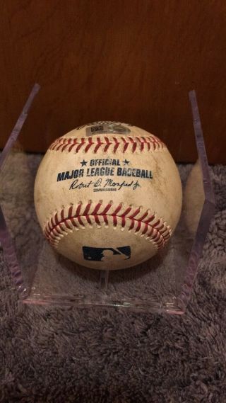 Mike Trout Albert Pujols Game Mlb Authenticated Defensive Plays Ball