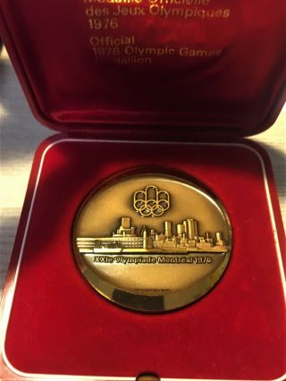 Official 1976 Bronze Montreal Olympic Games Medallion -