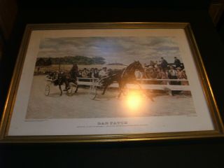 28 " X 21 " Dan Patch 1906 Minnesota State Fair Horse Racing Print Framed