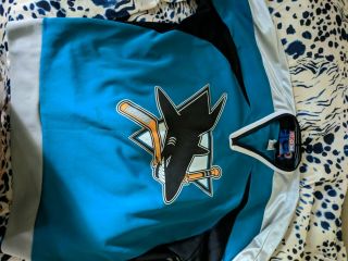 San Jose Sharks Old Style Teal Hockey Jersey Men’s Sz Xxl Ccm Nhl Stanley Cup