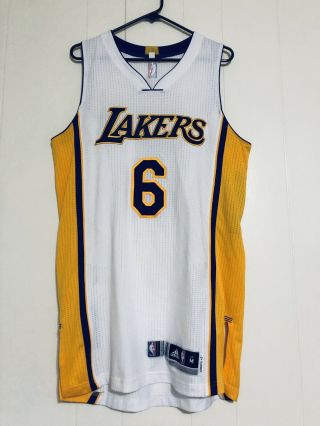 Los Angeles Lakers Jordan Clarkson Game Worn Jersey 2016 - 17 Meigray Loa