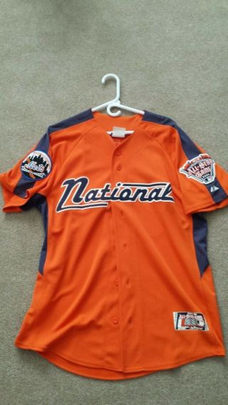 Mike Piazza York Mets National League All Star Game Jersey Detroit 2005 Mlb
