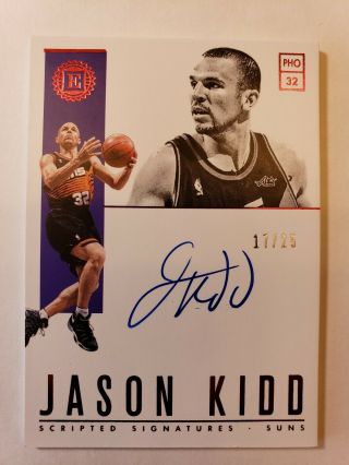 Jason Kidd 2018/19 Panini Encased Basketball Autograph 17/25