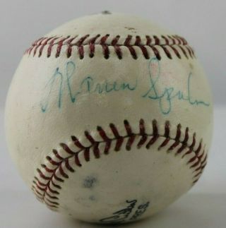 Warren Spahn Signed Autographed Pacific Coast League Baseball Jsa