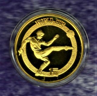 1982 China Prc 1 Yuan World Cup Football Soccer Proof Commem Only 20k Minted Nor