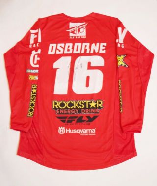 Autographed Zach Osborne 2019 Supercross Jersey