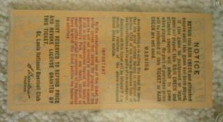 1946 World Series Ticket Stub St.  Louis Cardinals Vs.  Boston Red Sox Game 1 2