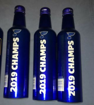 St Louis Blues 2019 Stanley Cup Champion Bud Light Gloria Edition Bottle 6 Pack 4