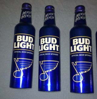 St Louis Blues 2019 Stanley Cup Champion Bud Light Gloria Edition Bottle 6 Pack 5