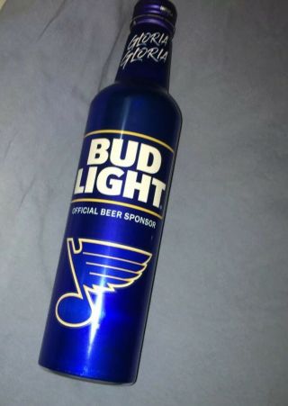 St Louis Blues 2019 Stanley Cup Champion Bud Light Gloria Edition Bottle 6 Pack 6