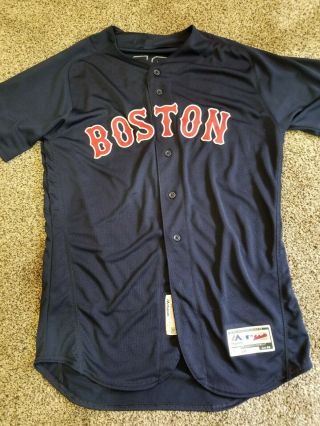 Boston Red Sox Team Issued Jersey Deven Marrero Mlb Authentic Size 44